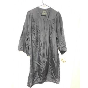 All Black 5’ - 5’4” graduation gown
